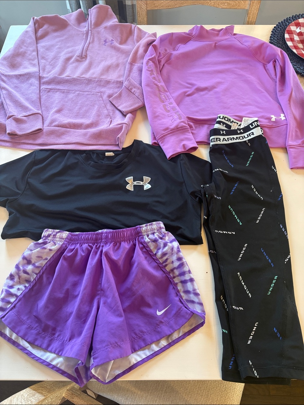 Under Armour Purple & Black Activewear Collection